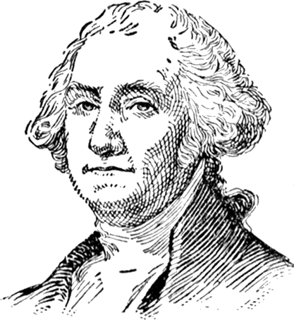 An illustration of George Washington, in whose spirit the Forum is rooted.