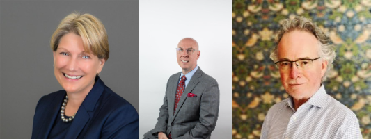Image of Maryann Feldman (Arizona State University), Jason Jolley (Ohio University), and Neill Lane (local entrepreneur)